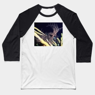 Giant Basket Star at night Baseball T-Shirt